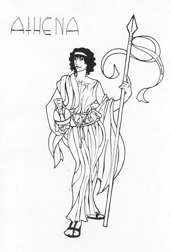 Greek Gods And Goddesses Coloring Pages Free Coloring Home