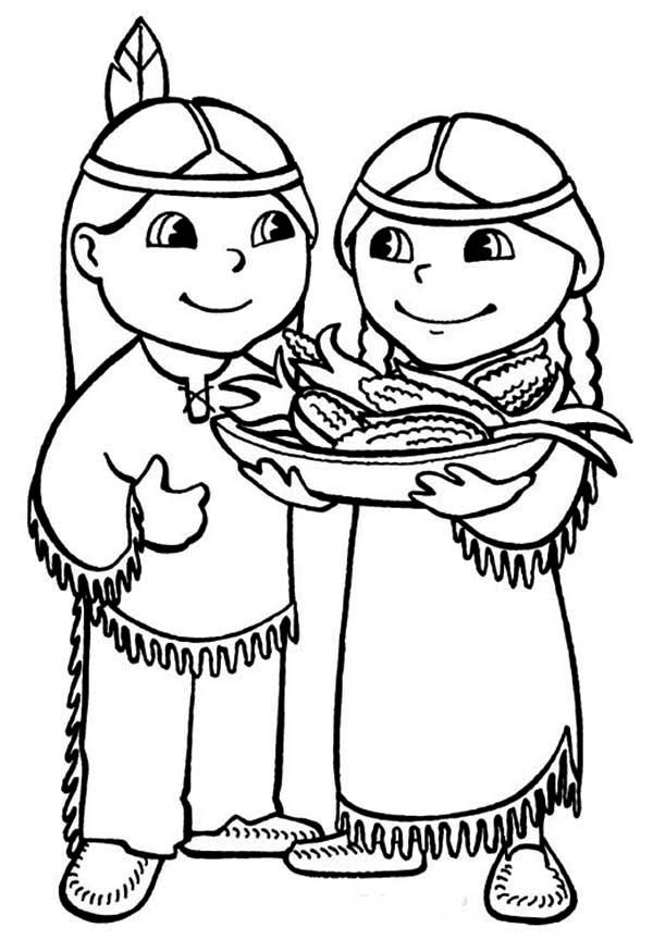 lines free coloring pages of native american indians. american ...