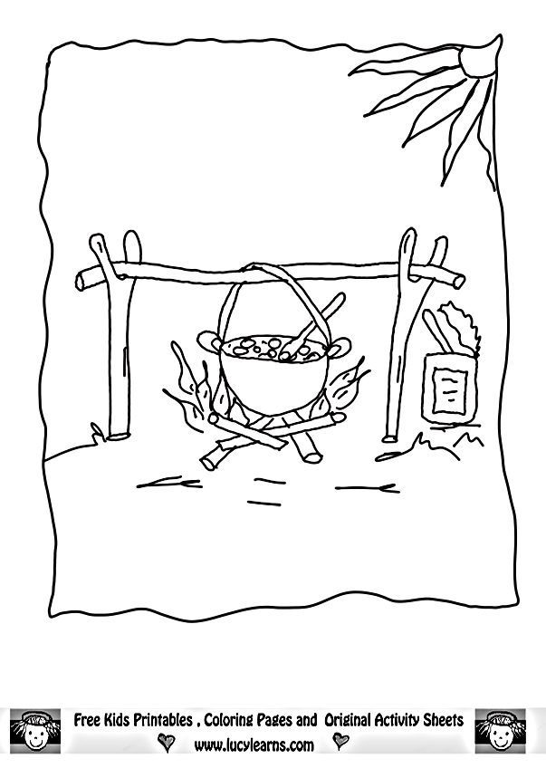 Free Printable Camping Coloring Pages - Coloring Home