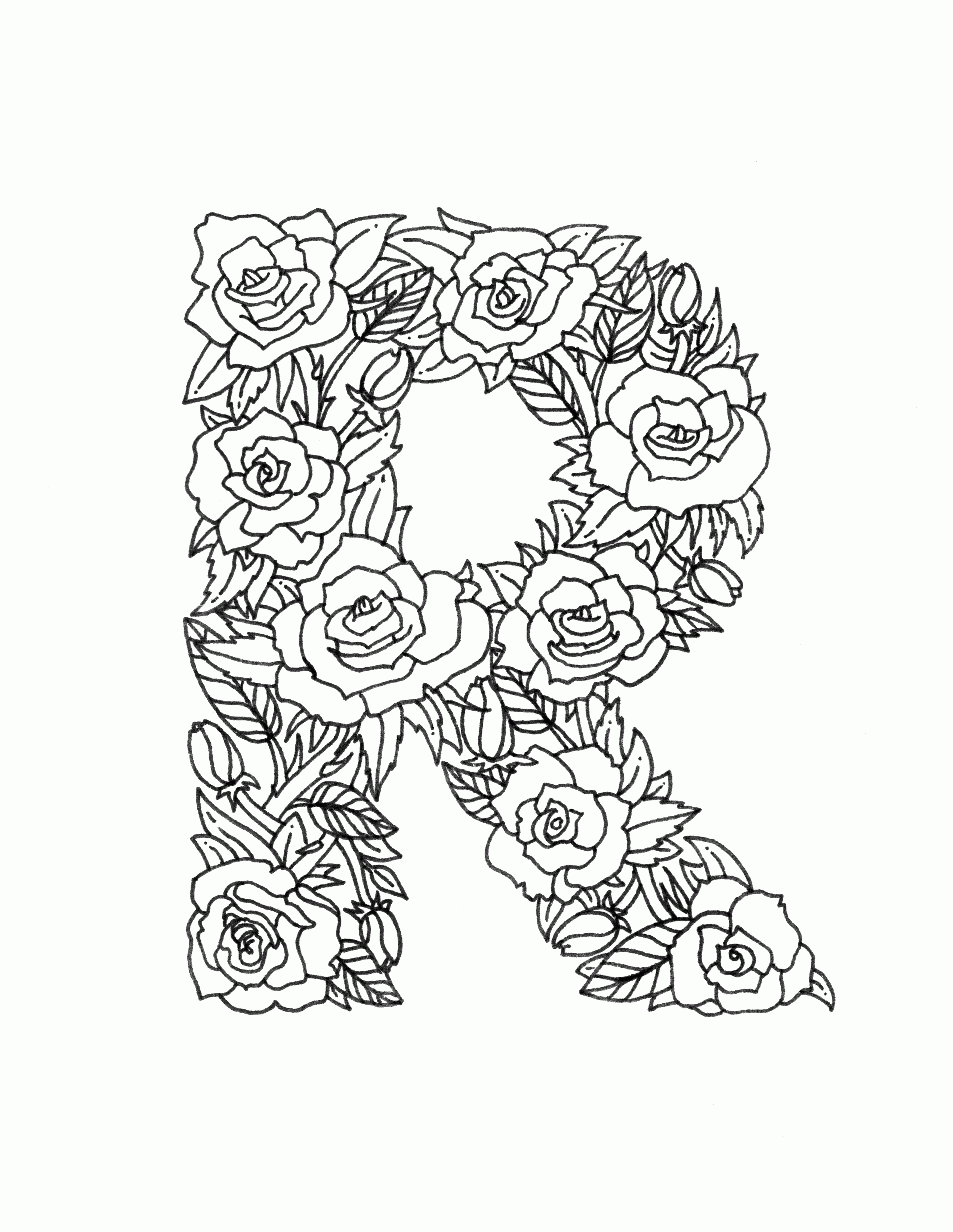 coloring-pages-letters-adult-coloring-home