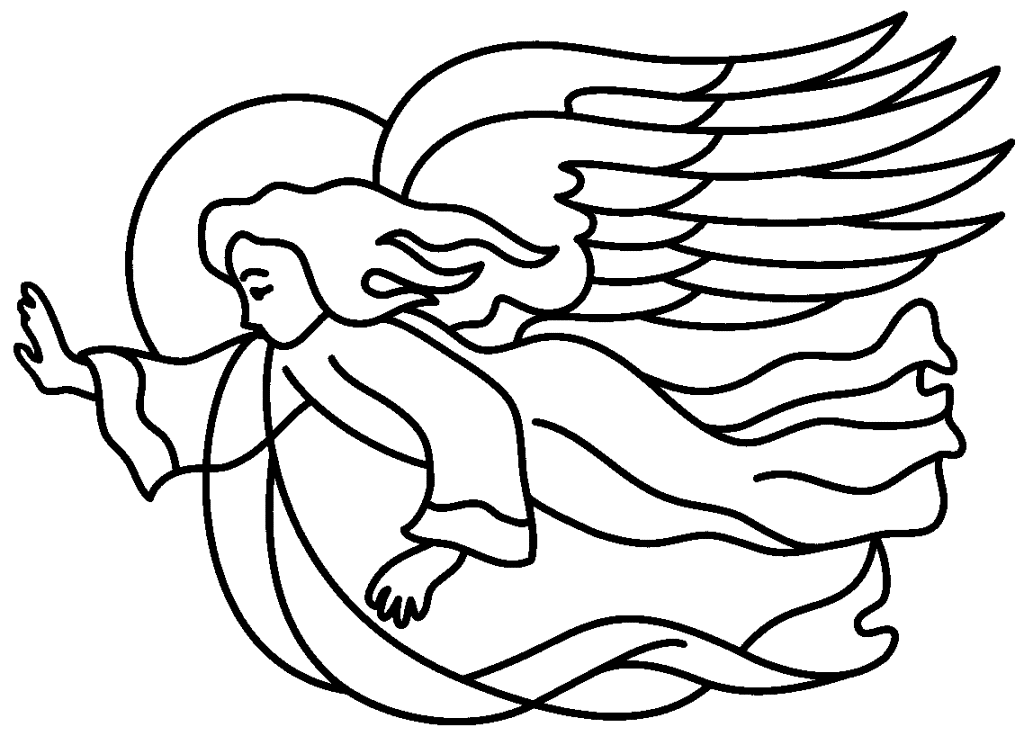Christmas Angels Coloring Pages Print Home Angel Coloringmates Printable Free
