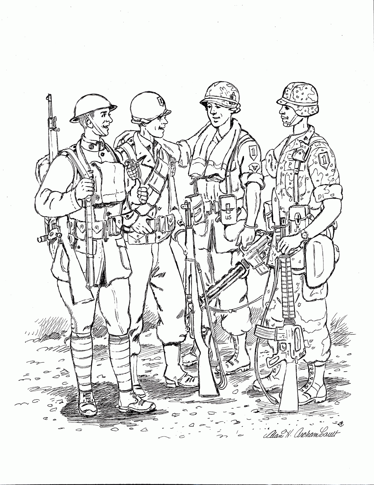 soldier-printable-coloring-pages-for-kids-and-for-adults-coloring-home
