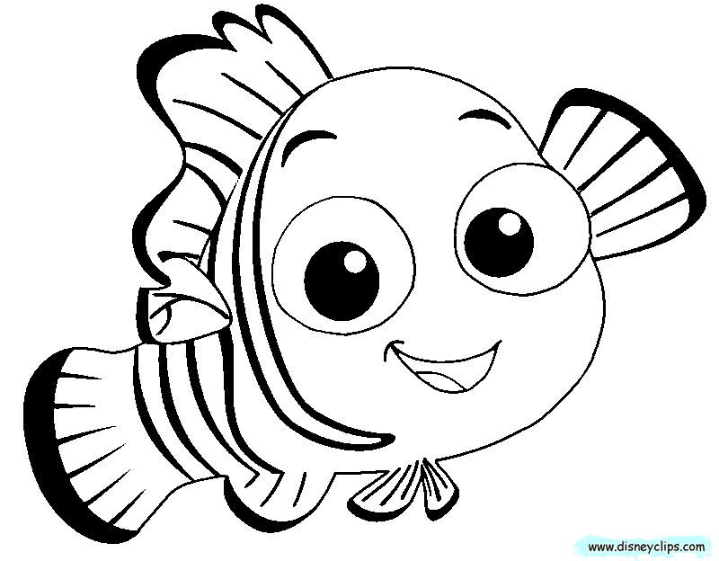 Finding Nemo Coloring Pages Disney Kids' Coloring Pages Coloring Home