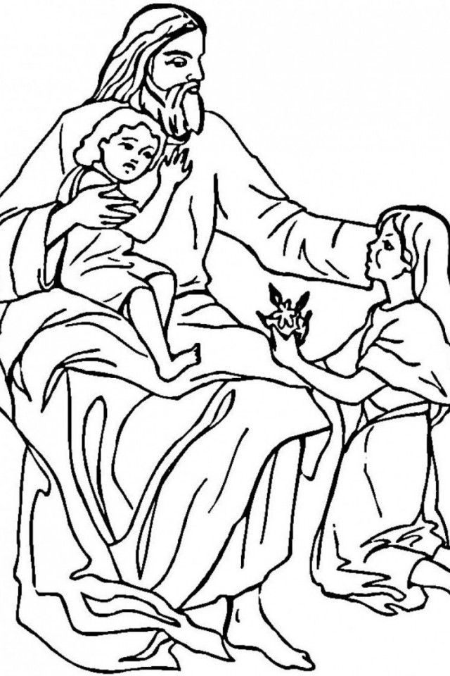 Coloring Pages Of Baby Jesus   Coloring Home