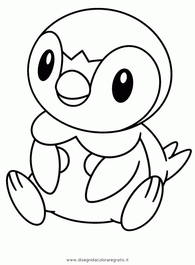 Piplup Coloring Page - Coloring Home
