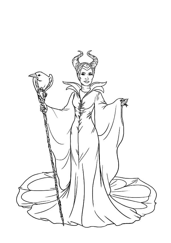 Maleficent Coloring Pages - Coloring Home