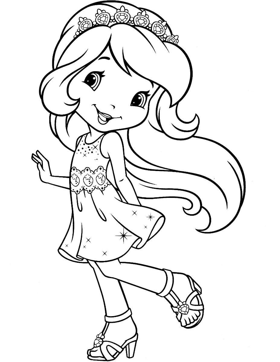 Strawberry Shortcake And Friends Coloring Pages