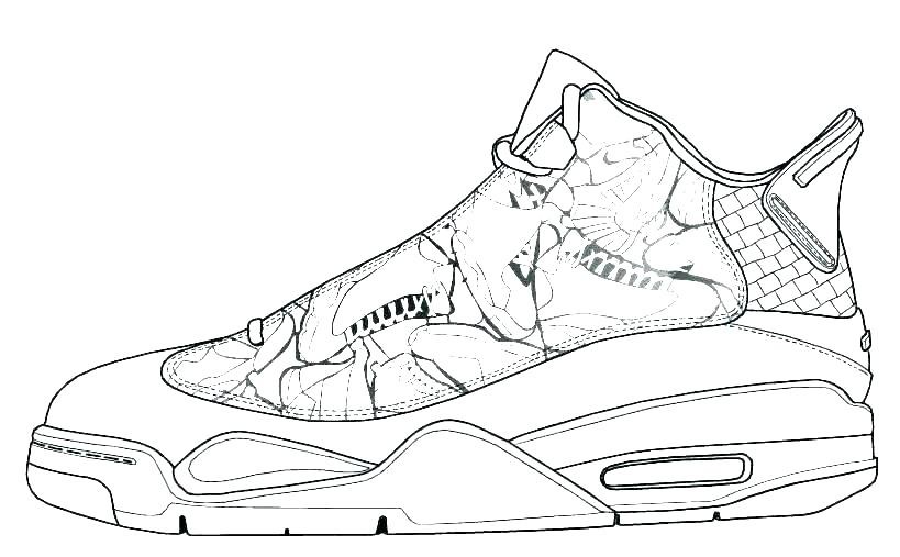 Coloring Pages Shoes | uwcoalition.org