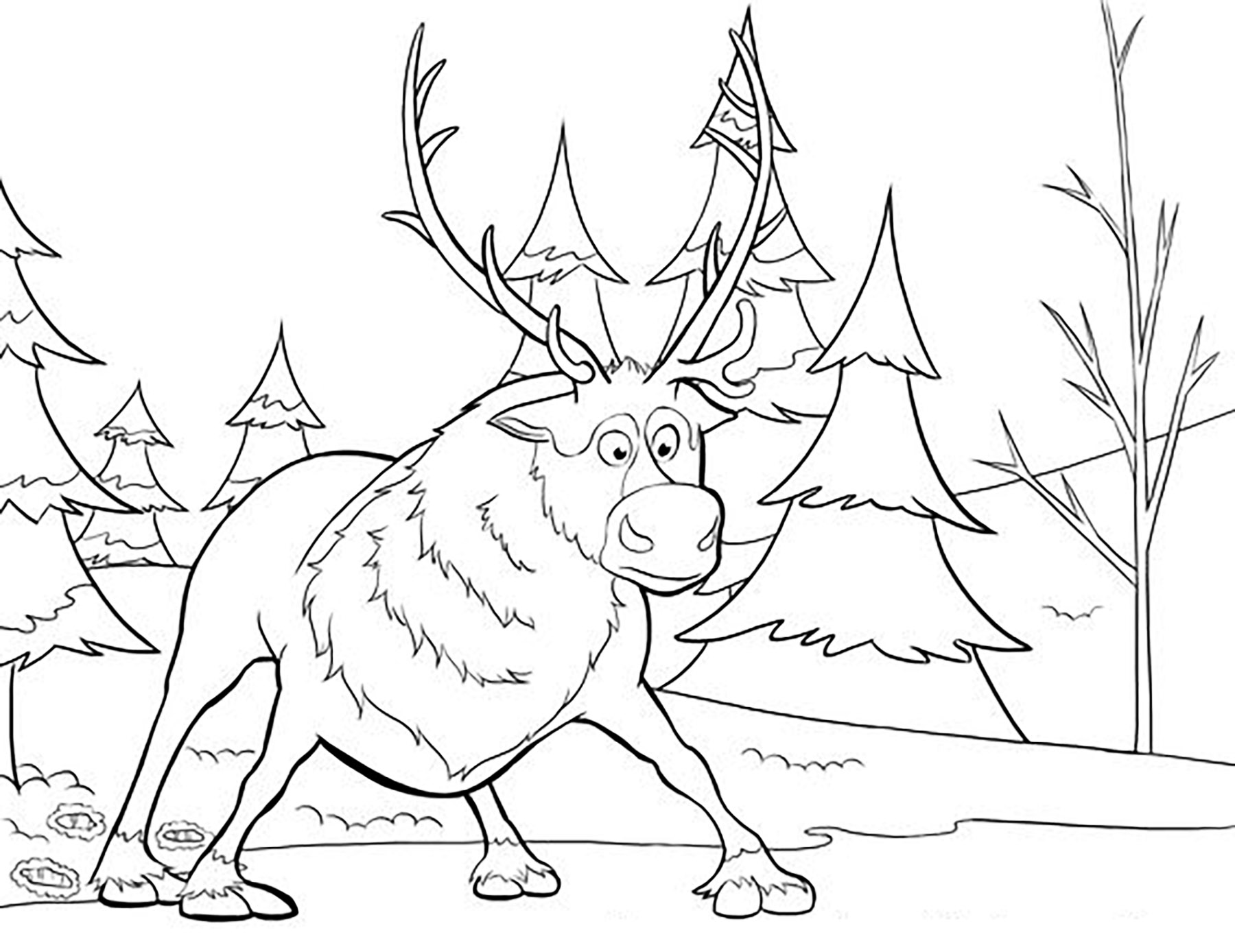 Frozen for kids - Frozen Kids Coloring Pages