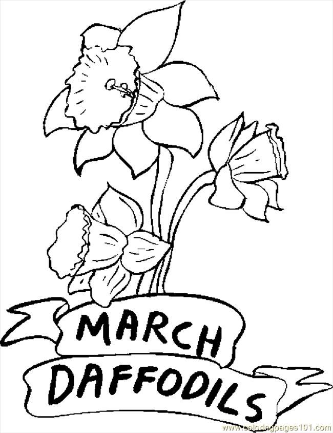 March Coloring Pages Printable - Coloring Home