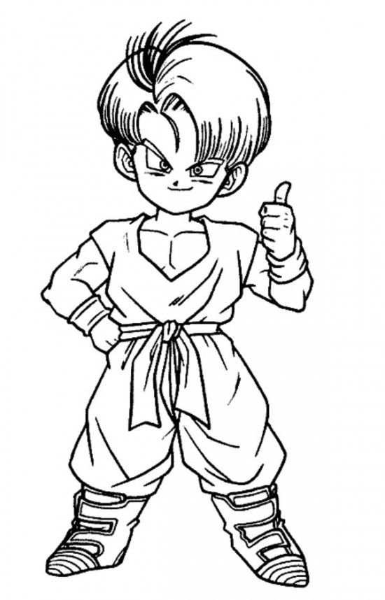 Kid Goku Coloring Pages - Coloring Home