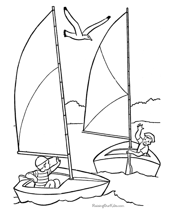 Free sailboat printables | Coloring book pages, Coloring pages, Coloring  books