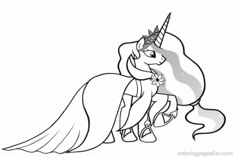 Flying Unicorn - Coloring Pages for Kids and for Adults