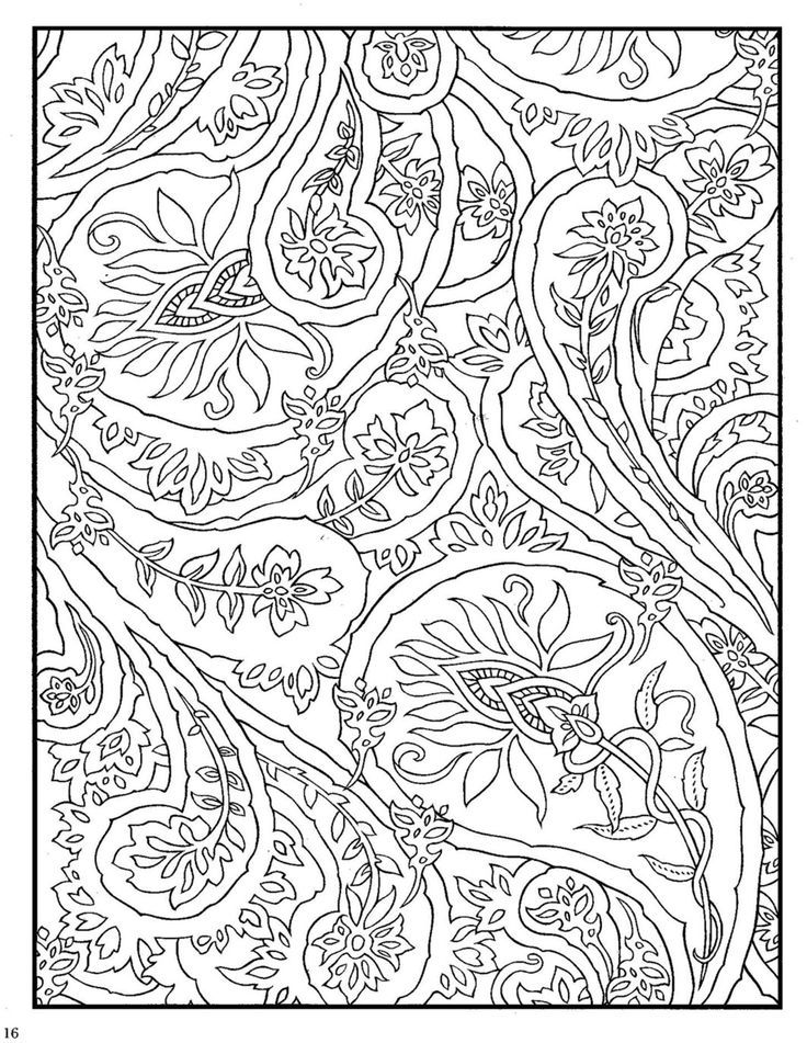 11 Pics of Paisley Designs Coloring Book Pages - Paisley Designs ...
