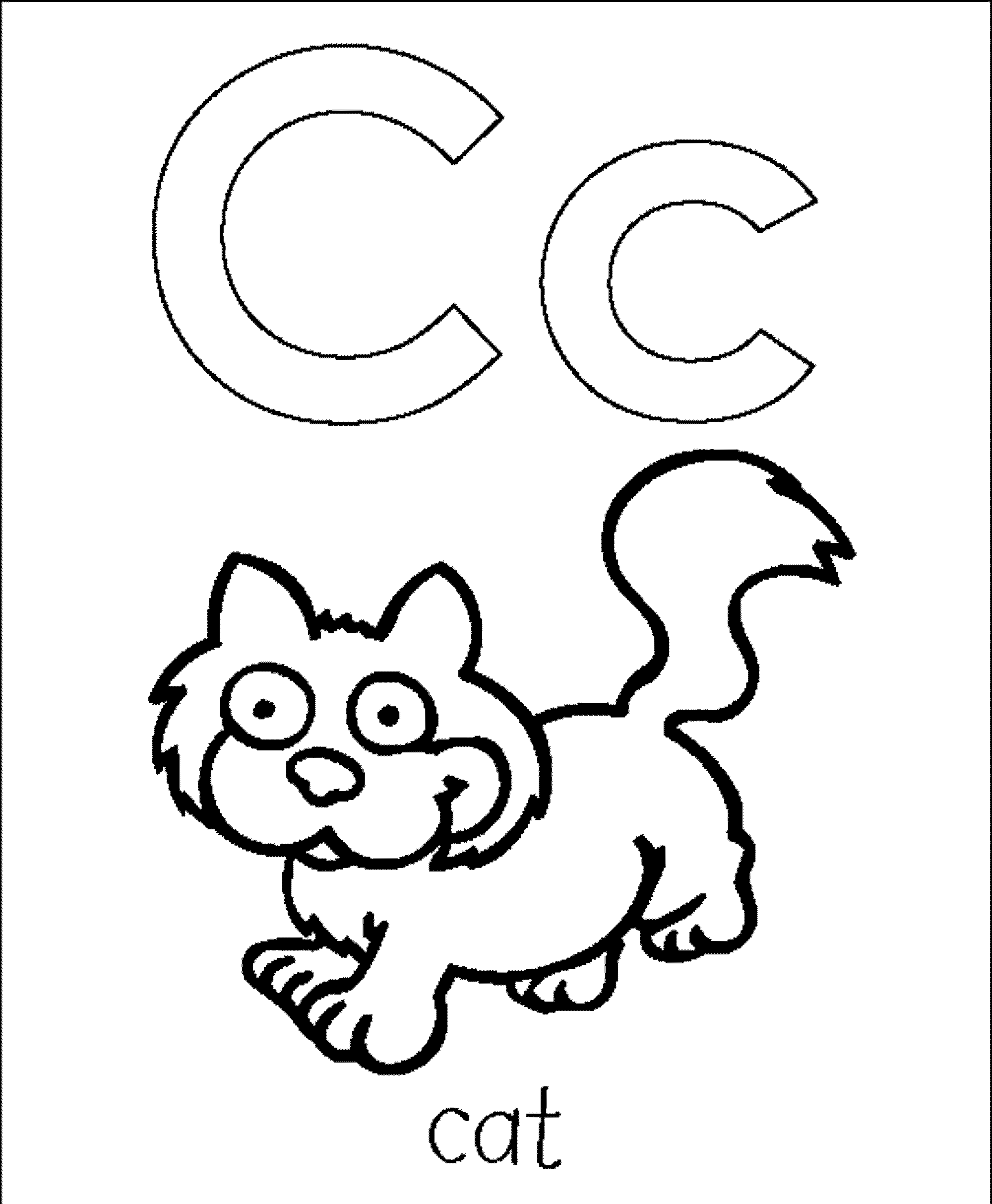 Letter C Coloring Pages Printable - Coloring Home