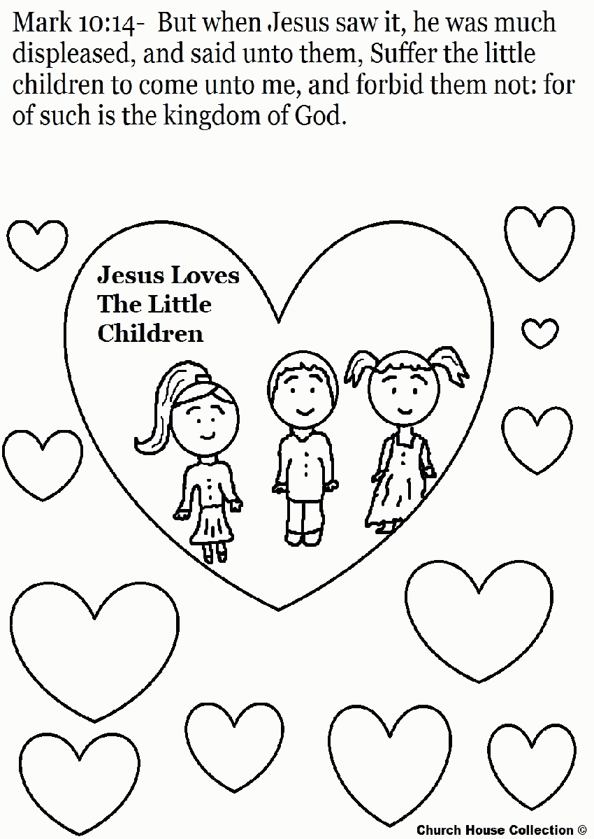 I Love Jesus Coloring Pages Coloring Home