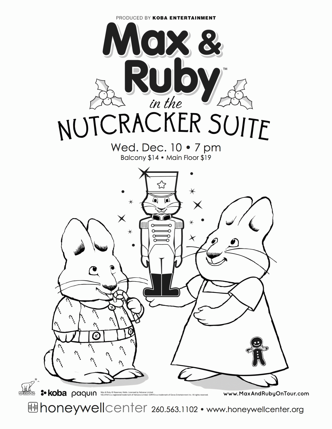 Honeywell Center's Max And Ruby Coloring Contest | InkFreeNews.com