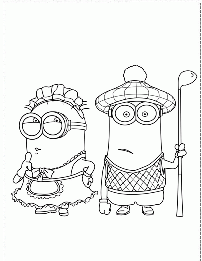 Free Printable Despicable Me Minion Coloring Pages Excellent ...