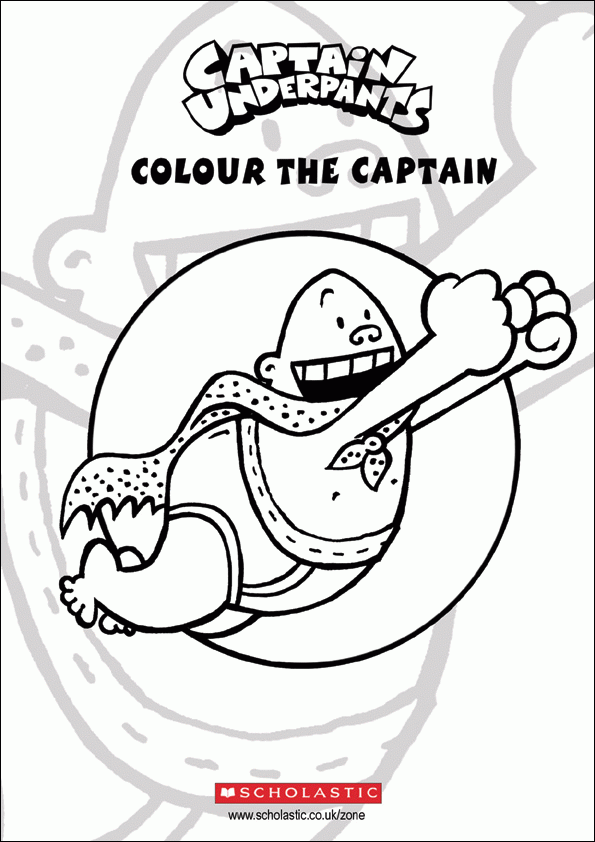 Captain Underpants Coloring Page - Coloring Home