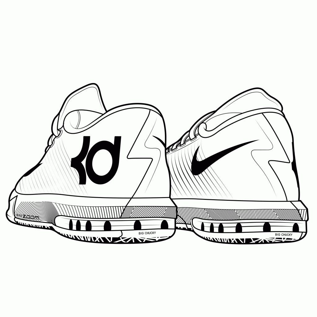 Coloring Page Of Jordans - Coloring Home