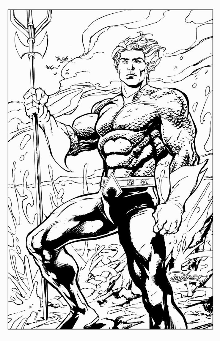 Aquaman Coloring Pages | Coloring Pages