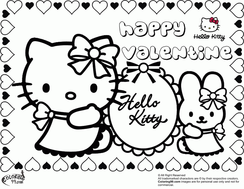 Intellect Free Printable Hello Kitty Coloring Pages Az Coloring ...