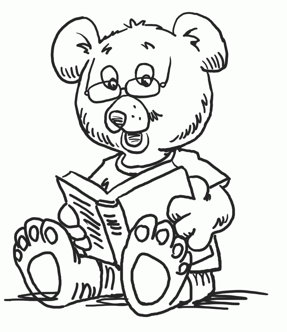 9 Pics Library Coloring Pages Kindergarten Free