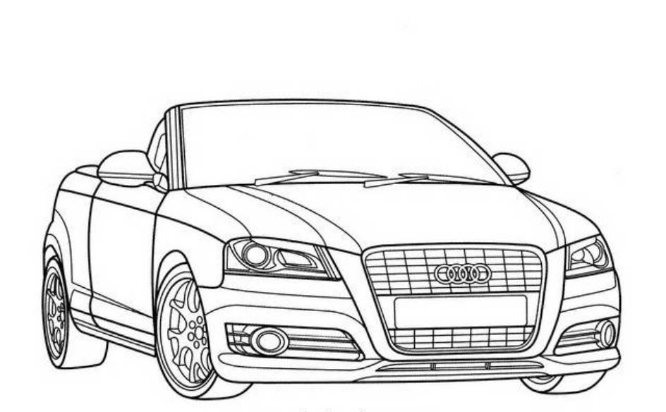 Muscle Cars To Color Printable  Coloring Home