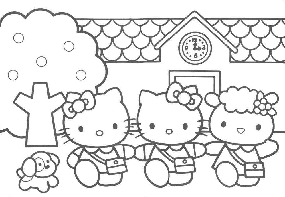 Free Printable Hello Kitty Coloring Pages 114 | Free Printable 