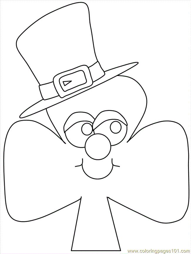 shamrocks Colouring Pages (page 2)