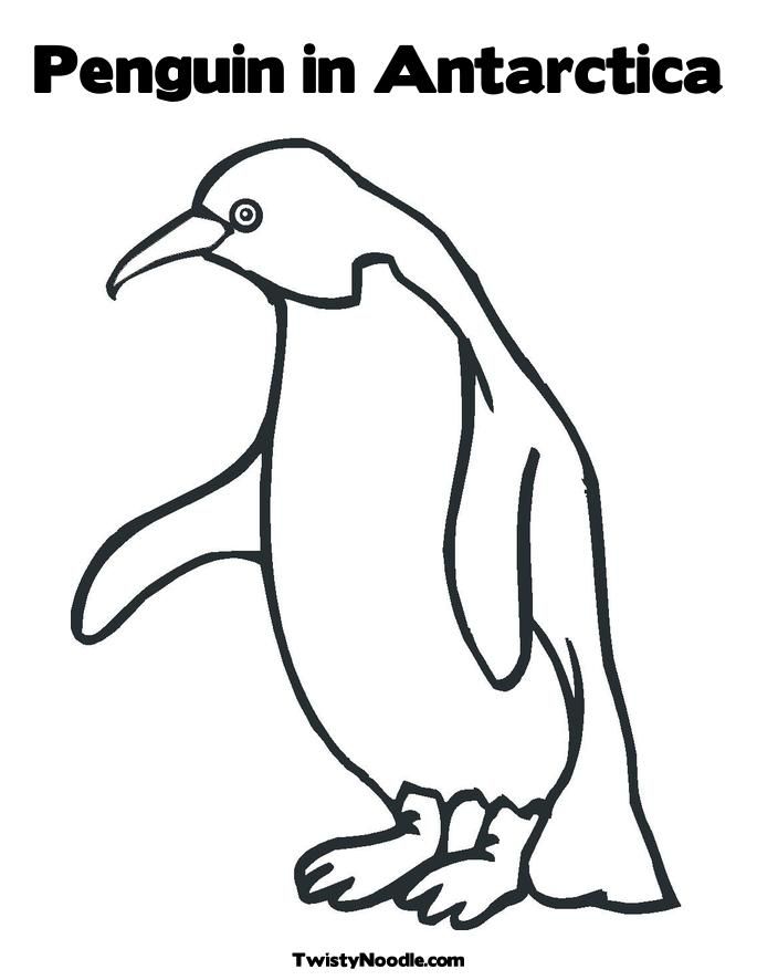 how to draw penguins Colouring Pages