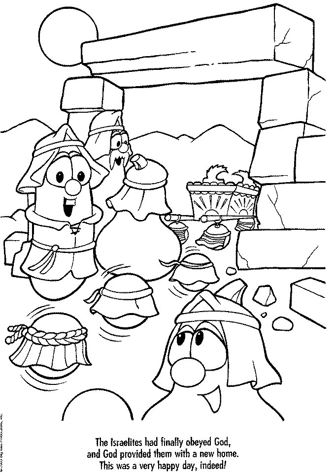 Veggie Tales Coloring Pages To Print