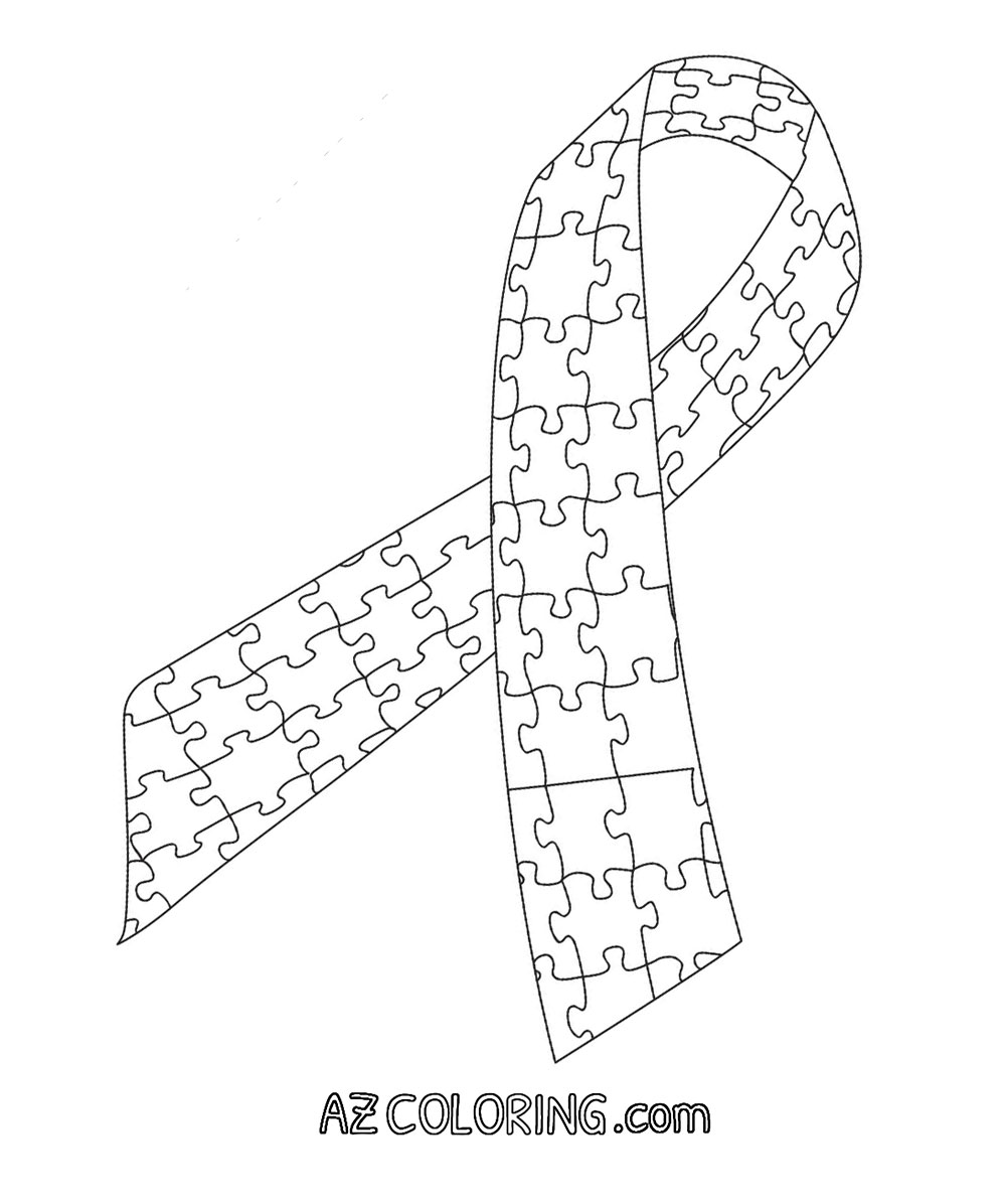 877 Cartoon Autism Awareness Coloring Pages with Printable