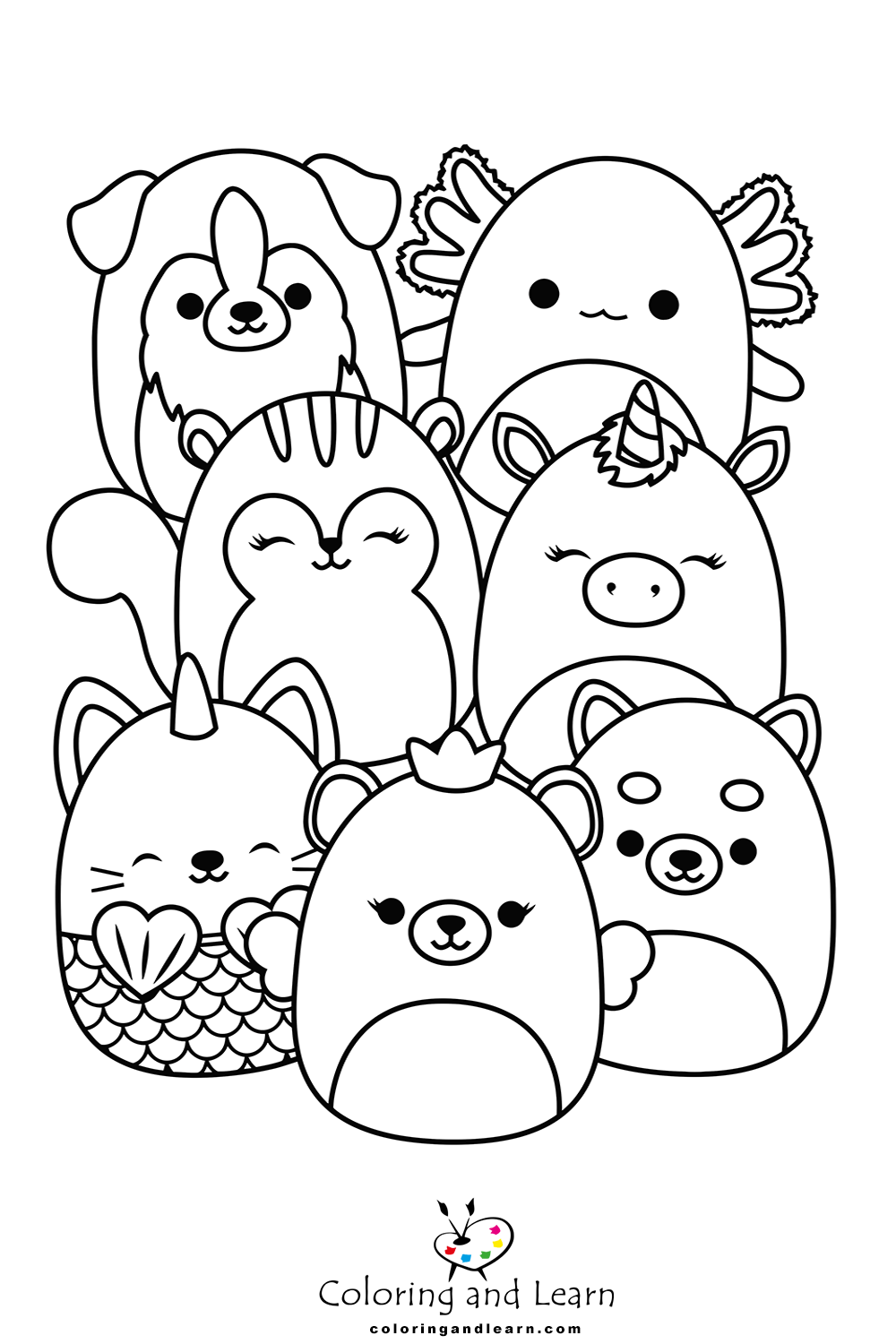 Squishmallows Coloring Pages (FREE ...