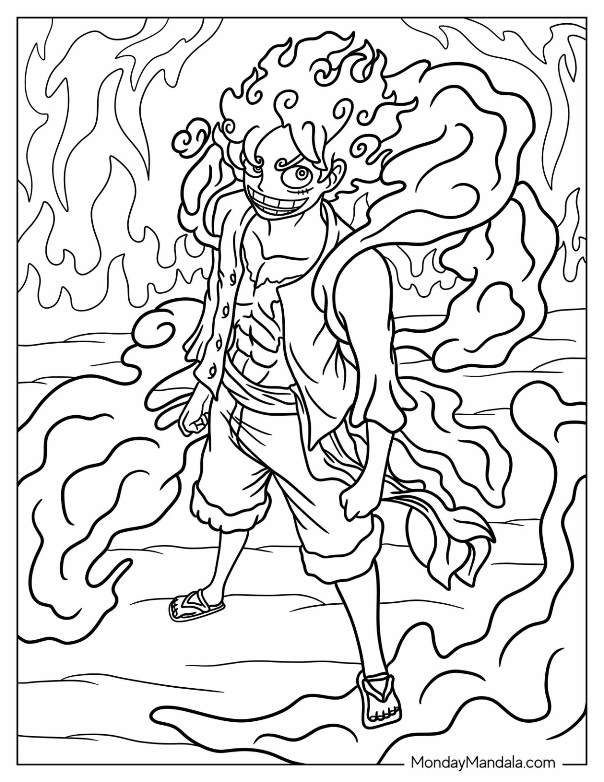 20 Luffy Coloring Pages (Free PDF ...