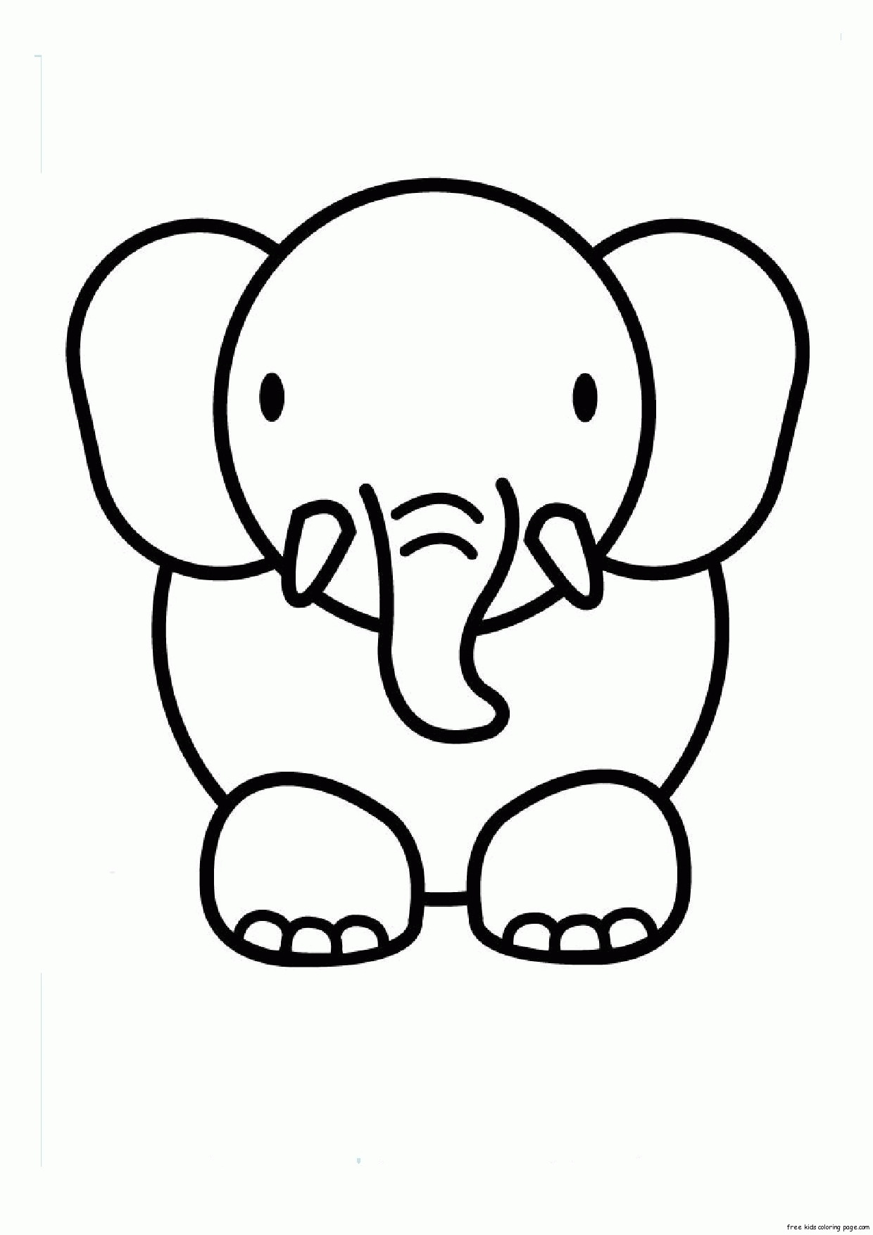 Cute Cartoon Animals Coloring Pages   Coloring Home