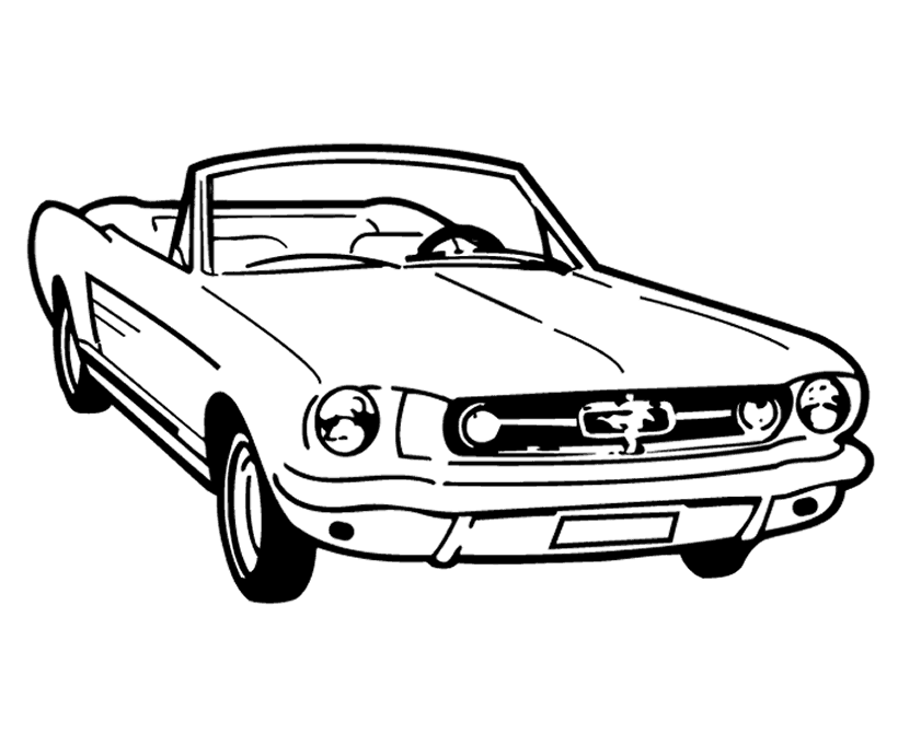 Free Printable Mustang Coloring Pages - Toyolaenergy.com