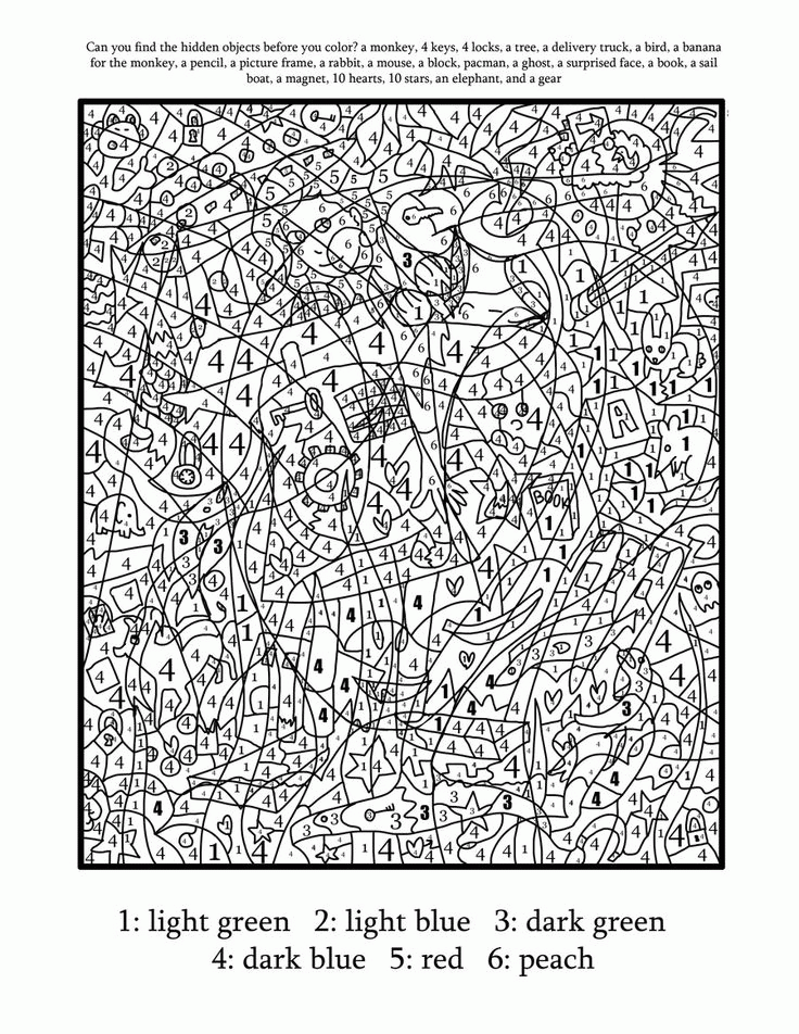 coloring-pages-for-teenagers-difficult-color-by-number-coloring-home