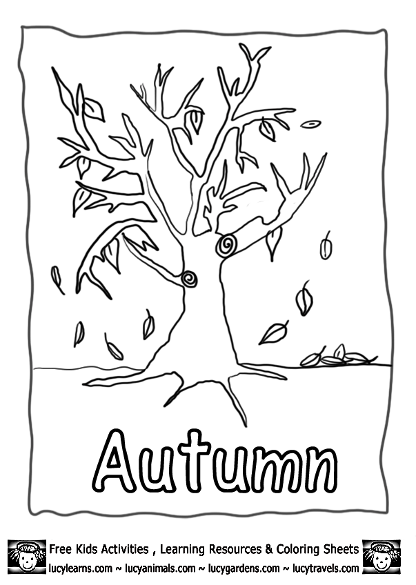 Autumn Coloring Pages For Preschool Coloring Home