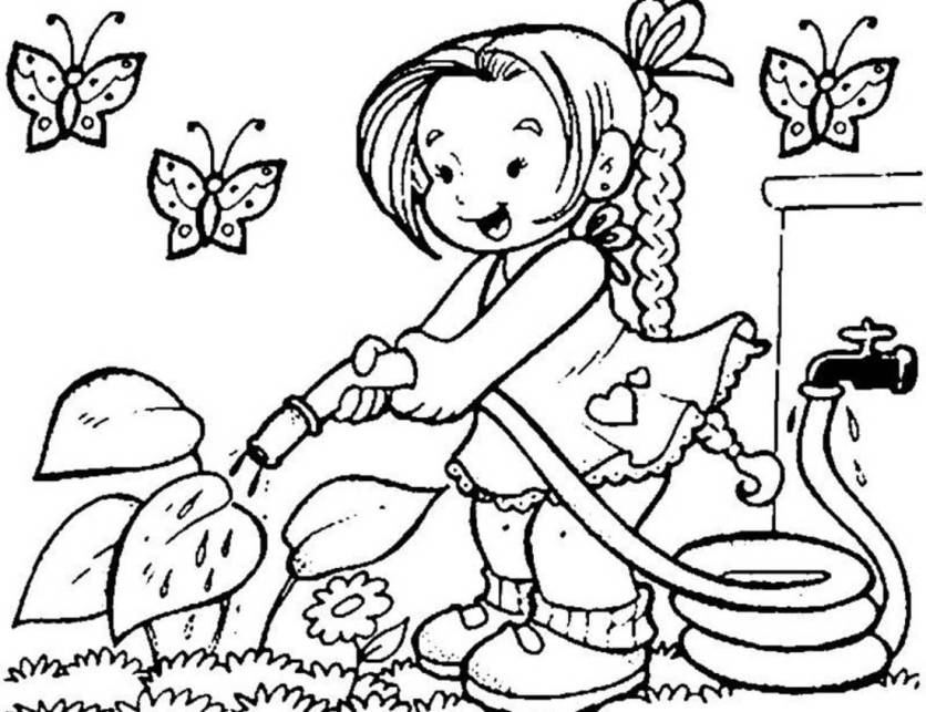 garden coloring page - High Quality Coloring Pages