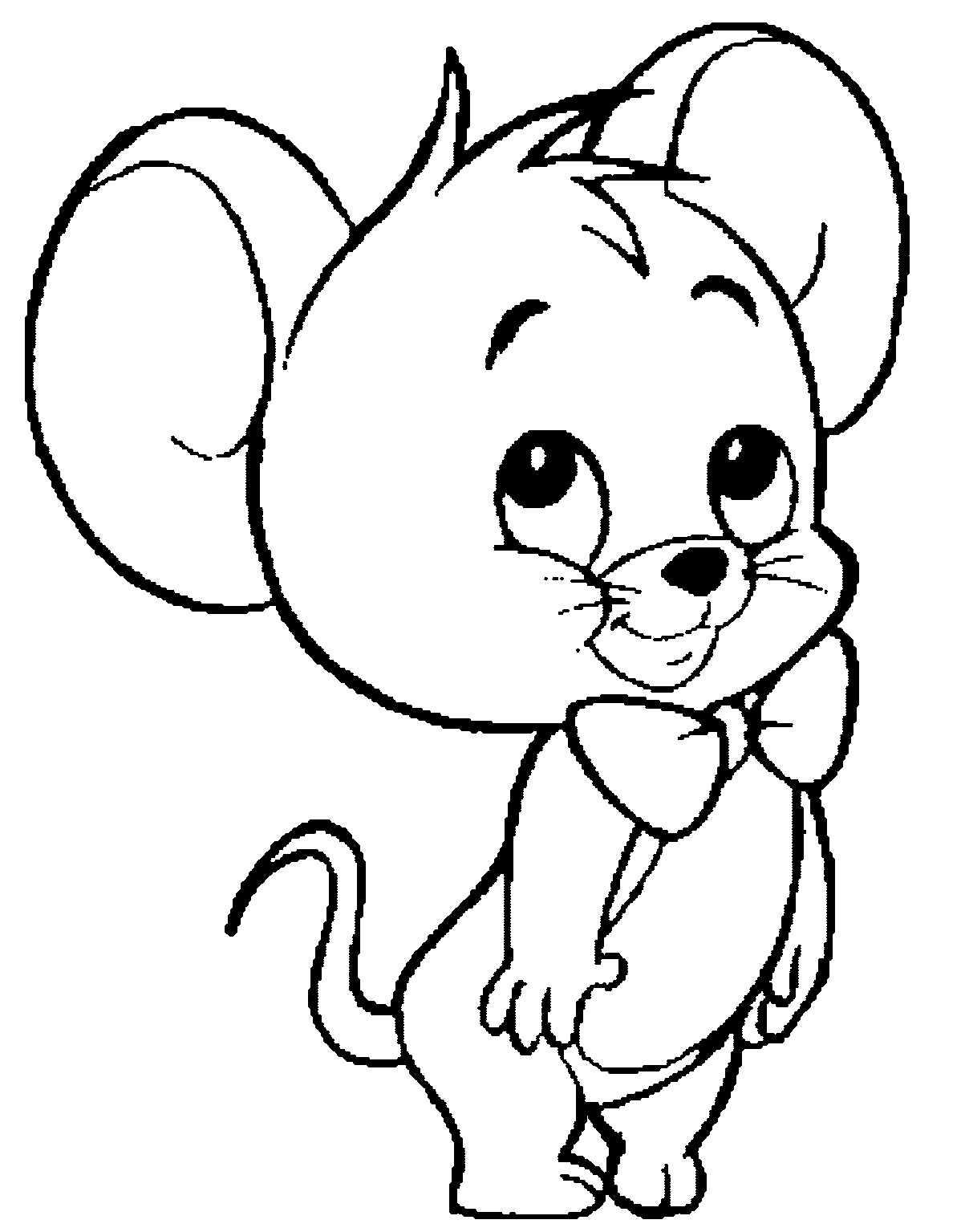 Mice Coloring Page - Coloring Home