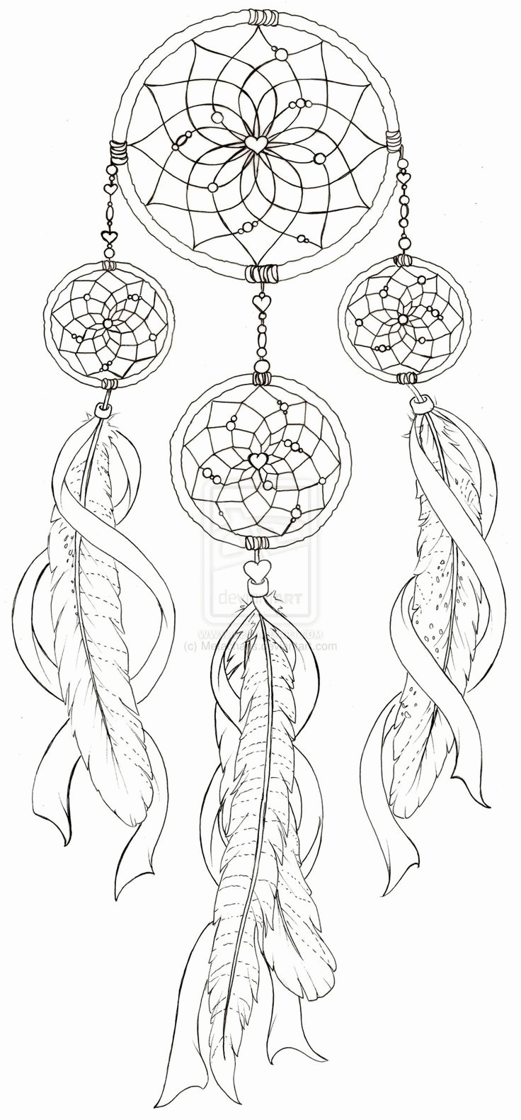 coloring-pages-dream-catchers-coloring-home
