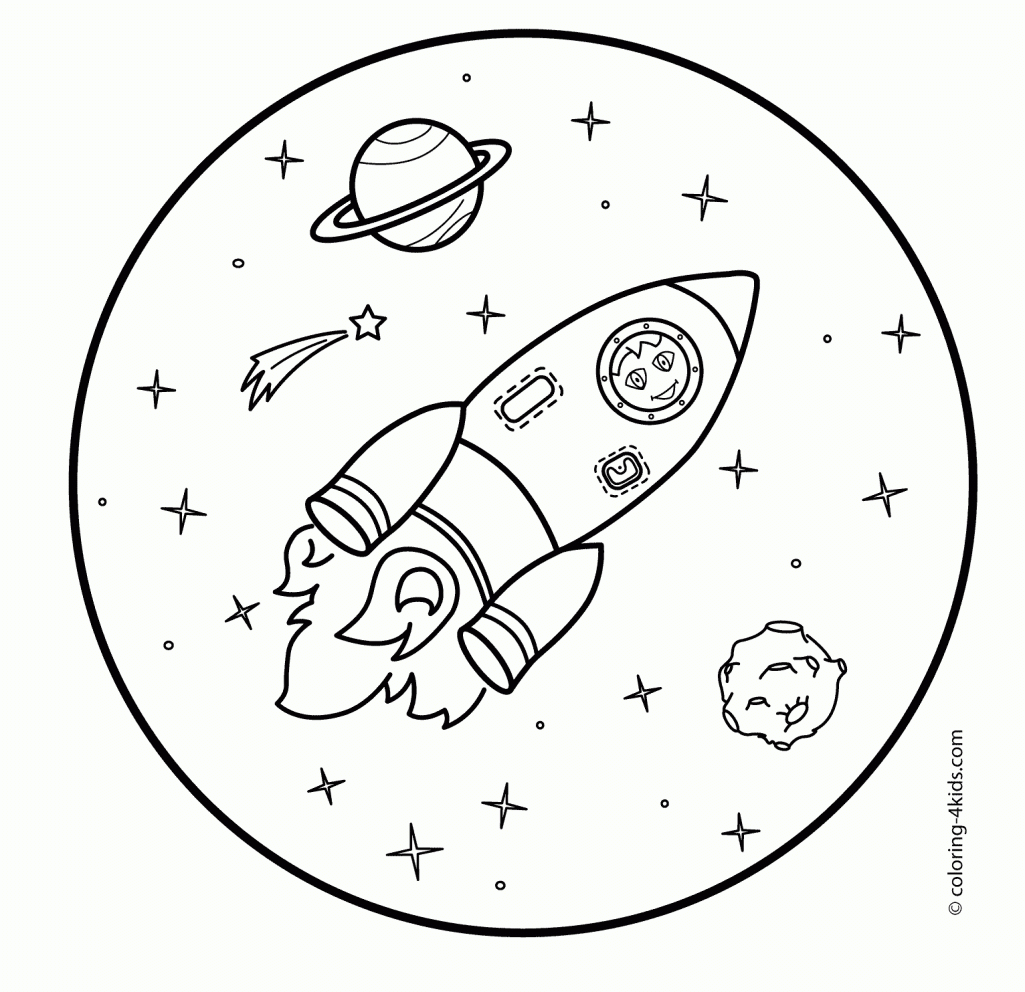 Space Coloring Pages Free - Coloring Home