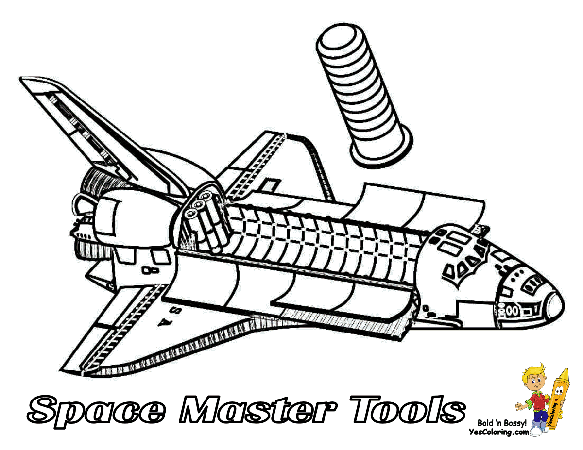 Space Shuttle Coloring Page Tims Printables Launching The Space Shuttle Coloring Page Free