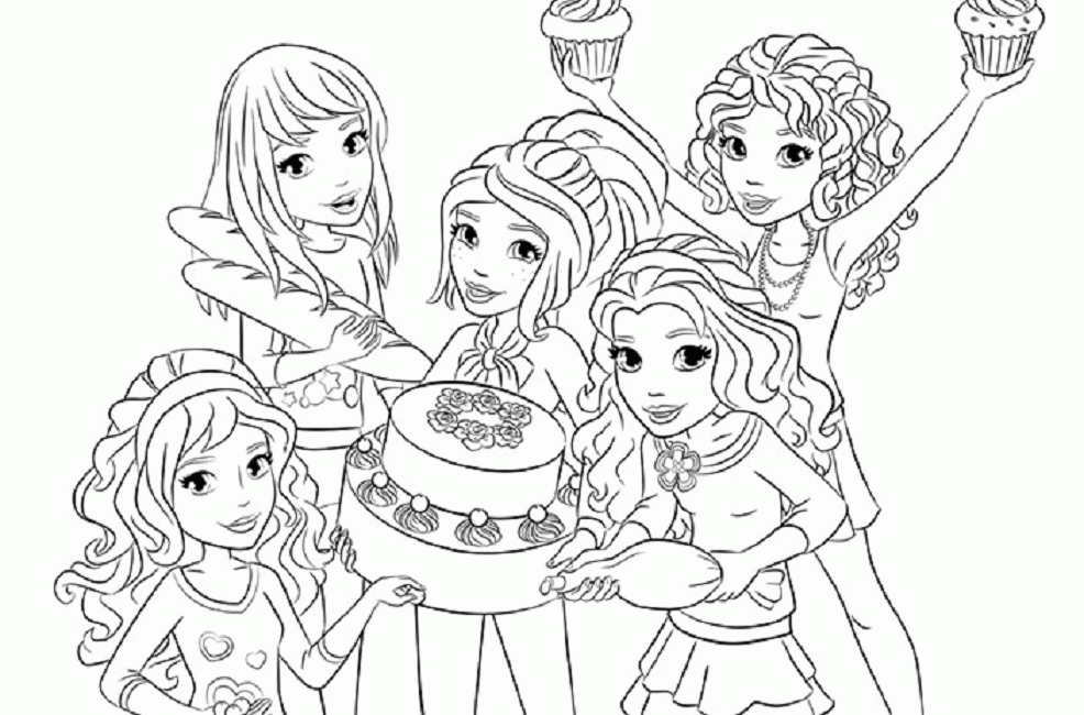 Study Lego Friends Coloring Pages For Girls Lego Ninjago Coloring ...