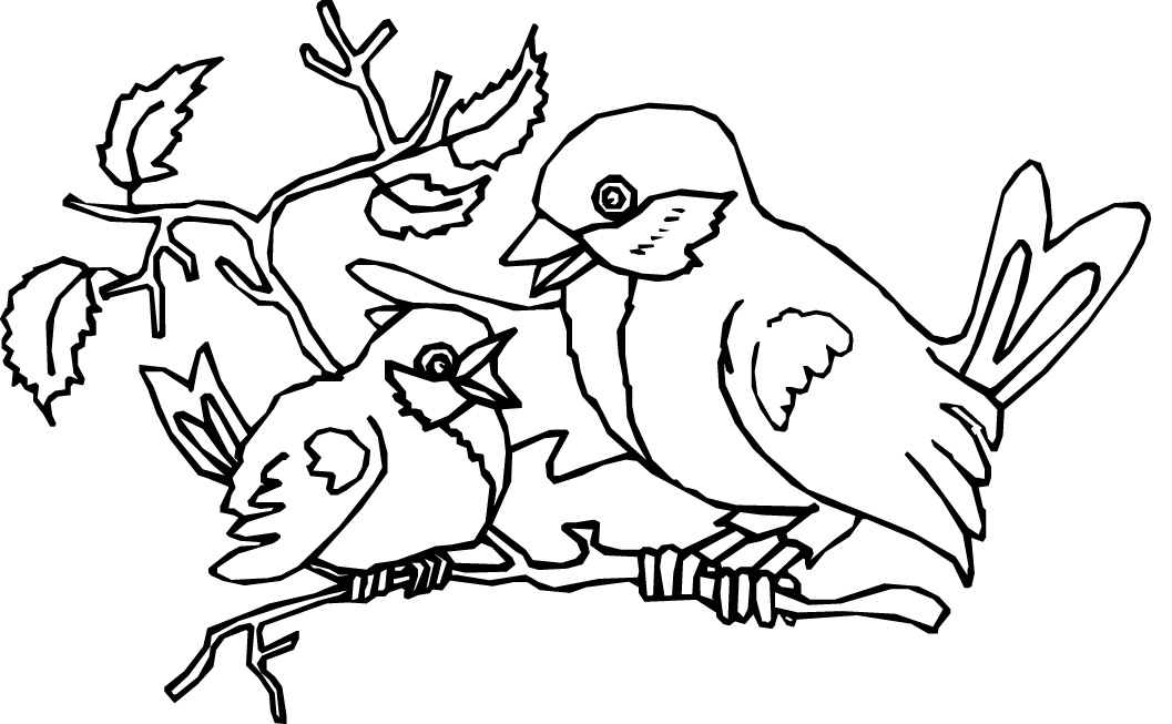Pictures Of Birds To Color - Coloring Home
