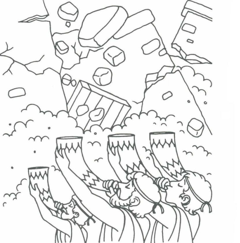 854 Animal Free Coloring Pages Of Joshua And The Battle Of Jericho with Printable