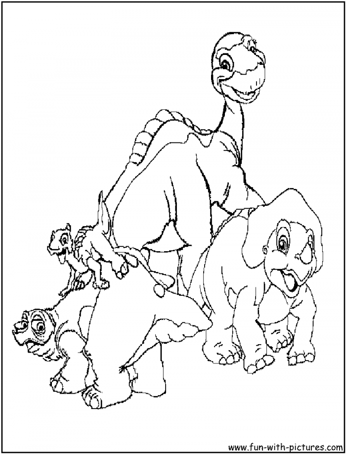 Dinosaur Coloring Pages Land Before Time | 99coloring.com