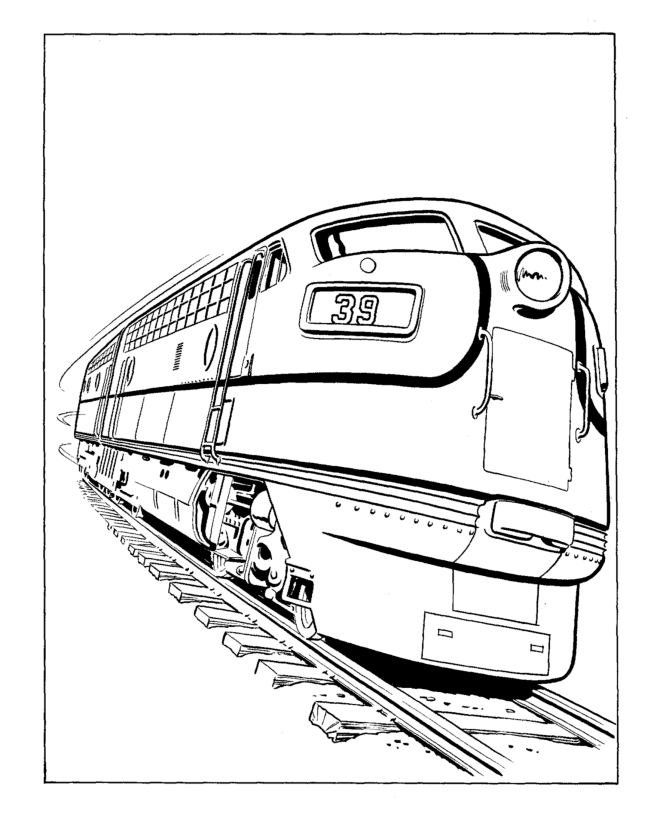 train cars Colouring Pages