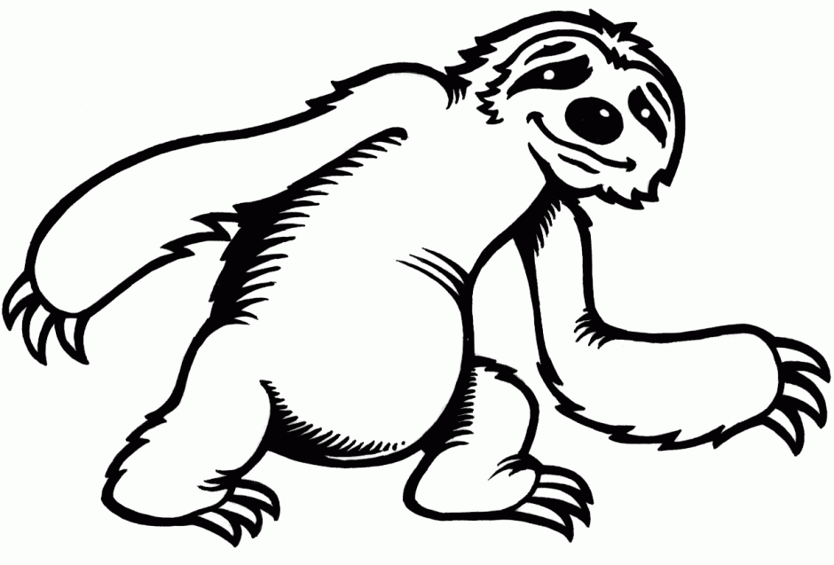 And Print Sid The Ground Sloth Giving His Thumb Ice Age Coloring 